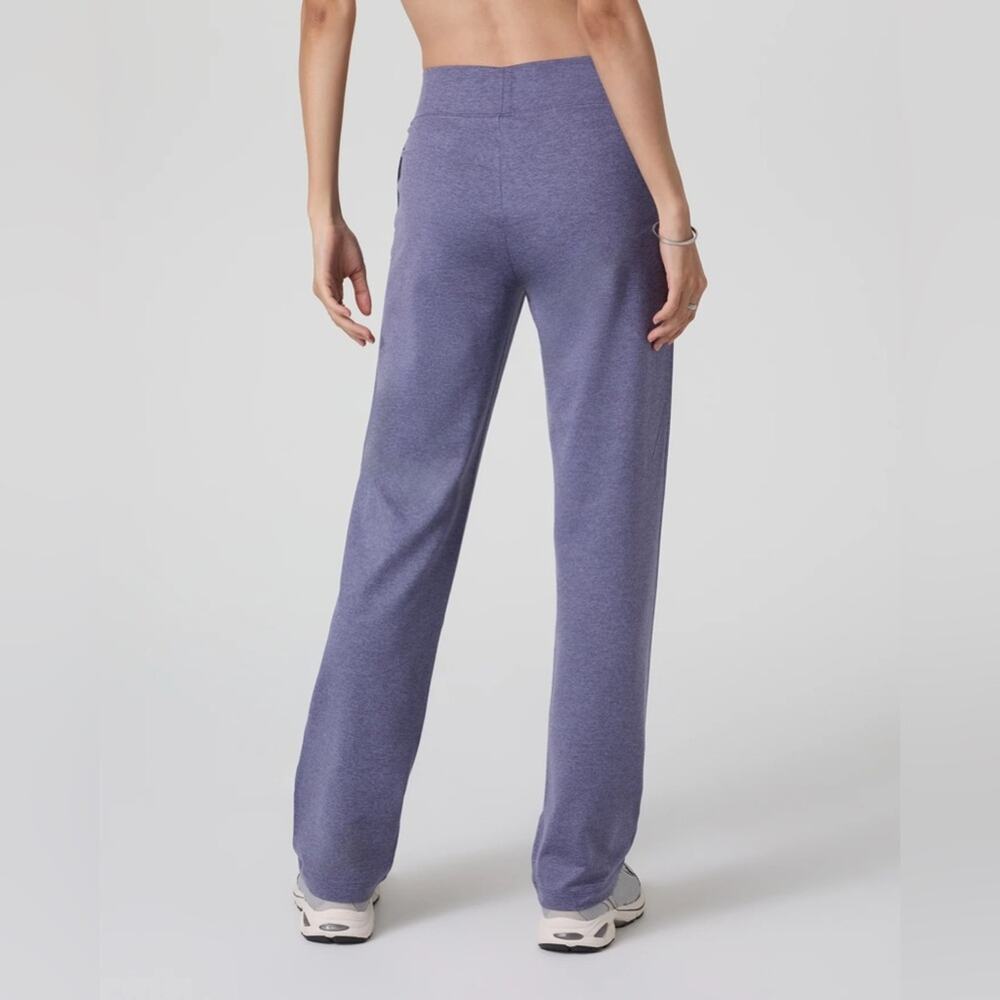 Vuori Halo Straight Leg Trouser DreamKnit Cosmic Heather Size S NWT Minimalist - Picture 4 of 10